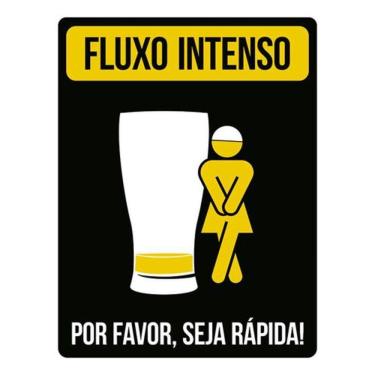Imagem de Placa Banheiro - Fluxo Intenso Feminino 36X46