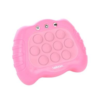 Imagem de Jogo Pop it Rosa Letron - Brinquedo educativo com ativação sensorial L