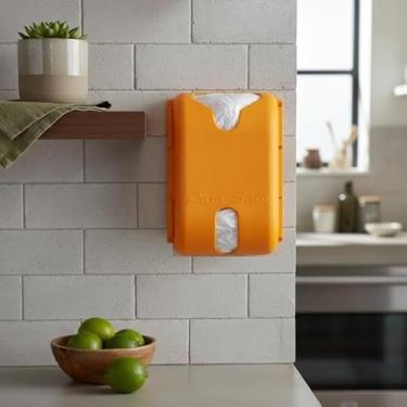 Imagem de Puxa Saco - Porta Sacola Plástica (Dispenser) - Diversas Cores Cor:Laranja