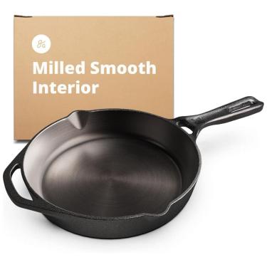 Imagem de Frigideira de Ferro Fundido Pre Preparada, GREATER GOODS 0500, Preto