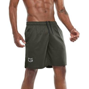 Imagem de Shorts de treino para corrida G Gradual masculinos, 7 com bolsos com z