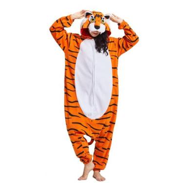 Imagem de Fantasia de Halloween unissex para adultos DELEY Animal Tiger