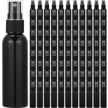 Imagem de Frascos de spray Tanlade 60 ml recarregáveis Mini Spritzer x100 pretos