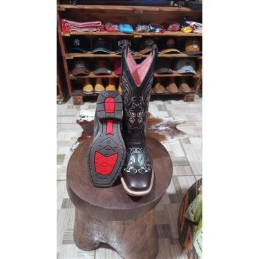 Imagem de Bota texana feminina corte a laser - Vakarony, 38