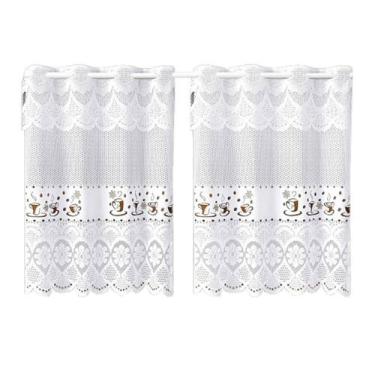 Imagem de Cortina Pia Bando Vitro Formosa Renda Cozinha 1,60x0,80x0,20 - Beija F