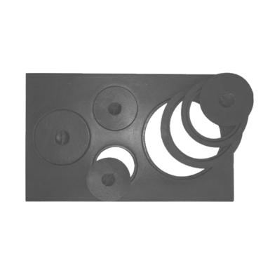 Imagem de Chapa Redução Paraná Multiuso Ferro Fundido 4 Furos 69x49cm