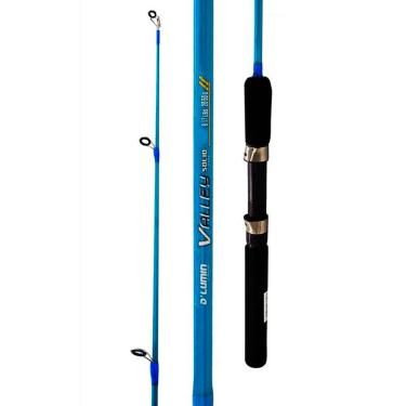 Imagem de Vara Deyu Valley SFS1601UL Azul 1,60m 5`3" 2-8lbs Inteiriça Fibra De Vidro Maciça