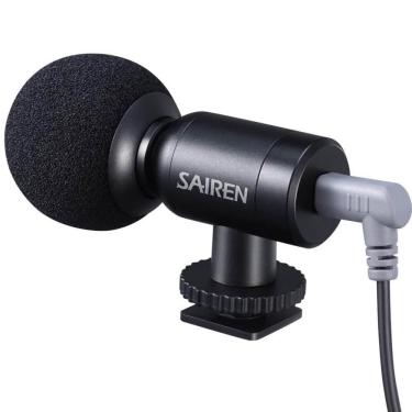 Imagem de Microfone Externo Supercardioide para Câmeras e Celulares - Sairen Nano
