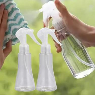 Imagem de 1 frasco de spray portátil de plástico para limpeza manual com gatilho vazio para garrafas pulverizadoras de água domésticas (5,8 x 17 cm (150 ml))