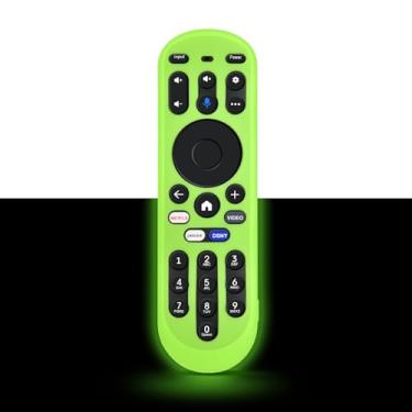 Imagem de [Verde brilhante] Capa protetora para Element Pioneer XUMO MG3-R34010, Hisense R34010BA00-00001, capa protetora de silicone com controle remoto para controle remoto Element Pioneer XUMO Hisense