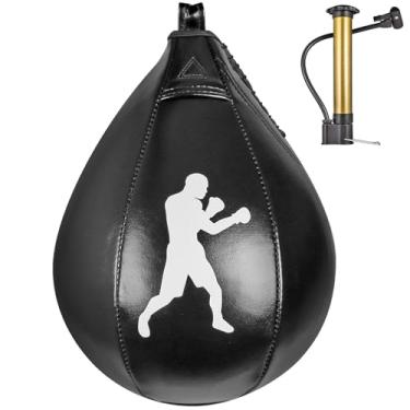 Imagem de Benelabel Atualize a bolsa de couro espesso com sacos de boxe inflator Speed - melhore sua velocidade e reflexos