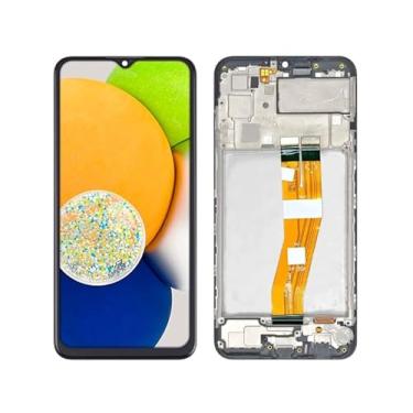 Imagem de Tela Display Lcd Touch Screen Frontal Para A03 Com Aro