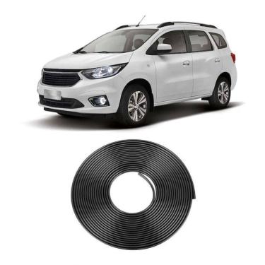 Imagem de Borracha Protetora Borda Porta Preta Spin 4 Portas 10m Mini [f103]