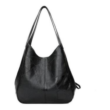 Imagem de Bolsa Feminina Ombro Couro Viagem Trabalho Passeio Linda - AlwyStore, 