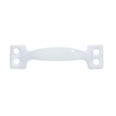 Imagem de Puxador de porta de celeiro 2 peças puxadores vintage 3/4/5/6 polegadas puxador de porta antigo em forma de arco puxador armário (branco-10 cm)