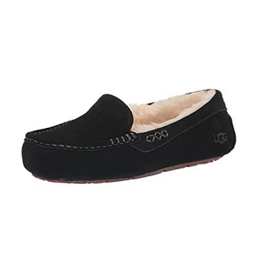 Imagem de UGG Chinelo feminino Ansley, Preto, 5 Wide