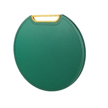 Imagem de Tábuas de Cortar, Tábua Ppara Corte Polietileno de Redondo Quadrado Antibacteriana à Prova para Carne Legumes Frutas(Redondo 1Peças)