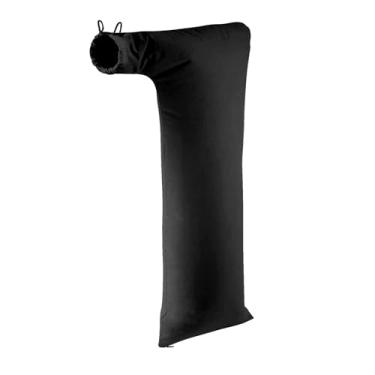 Imagem de 1 bolsa para coletor de pó de serra de mesa compatível com Bosch/Dewalt/Ryobi/artesão/RIGID/Metabo/Kobalt/Skilsaw/Delta - Serras de mesa de 25,4 cm com porta de poeira de 6,3 cm (preto)