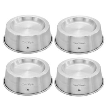 Imagem de Conjunto 4 (IV) Forma redonda de alumínio Tabuleiro antiaderente Utensílios de cozinha Bolo Churrasco