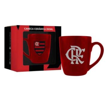 Imagem de CANECA CERAMICA PRIME TIMES 350ML - Flamengo - BRASFOOT
