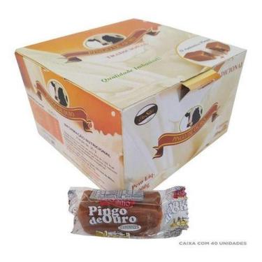Imagem de PINGO DE OURO DOCE DE LEITE 22,5g CAIXA COM 40 UNIDADES ICEALI