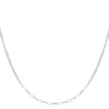 Imagem de Cordão Corrente Masculina Prata Masculino Cadeado 70cm Prata 925 - DR 