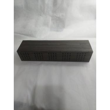 Imagem de Incensário em madeira tipo caixa com 2 gavetas, marca Flores em Você, 