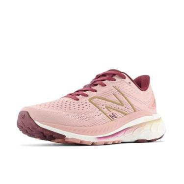 Imagem de New Balance Fresh Foam X 860 V13 Tênis masculino, Lua Rosa/Nb Borgonha, 7 Wide