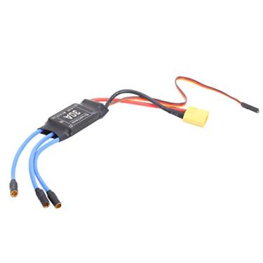 Imagem de Aeronave RC 30A Controlador de Velocidade Sem Escova XT60 ESC Preto para Controle Remoto Drone Helicóptero FPV