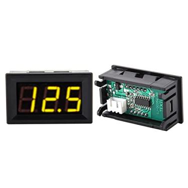 Imagem de Uso Doméstico da Medida DC0-100V do Voltímetro do Diodo Emissor de Luz de Digitas da Precisão Alta (Cor da luz de fundo da fonte amarela)