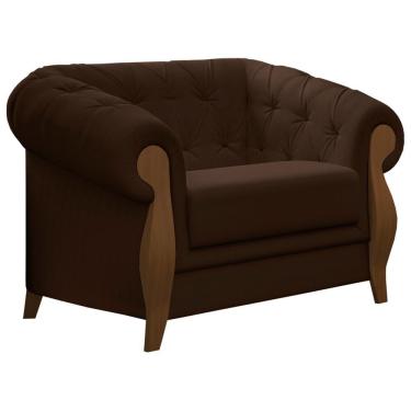 Imagem de Poltrona Decorativa Pes Em Madeira Murano Sl 942 Moll Sl 942