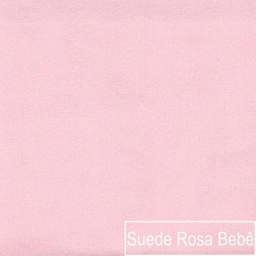 Imagem de Kit Diva Recamier Diana 185Cm Lado Esquerdo E 01 Poltrona Classic Suede - Amarena Móveis Rosa Bebê