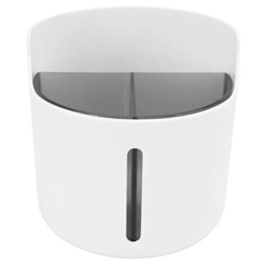 Imagem de Porta-lápis Organizador Estacionário Organizador de Canetas Multifuncional Camada Dupla Grande Capacidade Organizador de Mesa Destacável para Escritório Casa Escola Alunos (Caixa de armazenamento com