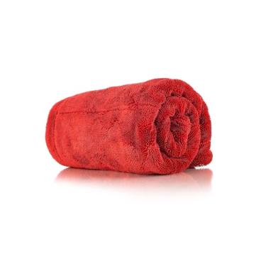 Imagem de The Rag Company - The 1500 - Toalha de secagem de carro resistente; perfeita para caminhões, veículos comerciais, trailers, barcos e mais; design premium de laço torcido 70/30, 1500gsm, 76.2 cm x 76.2