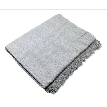 Imagem de Manta Para Sofa King Super Gigante 300x180cm Algodao Tipo Capa Decorativa Protetora (Cinza Neblina)