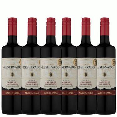Imagem de Kit 6 Vinho Tinto Cabernet Sauvignon Marcus James 750ml Vinicula Auror