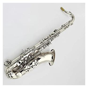 Imagem de Saxofone Tenor Profissional B Instrumento Sax Plano Sax Sax Tenor Padrão de Escultura Artesanal