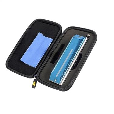 Imagem de Gaita cromática 16 furos 64 tons C chave gaita para adultos estudantes