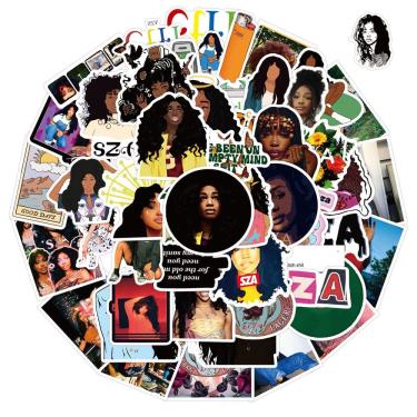 Imagem de Pacote de adesivos Amara Chesses Anime, vinil impermeável, 50 unidades