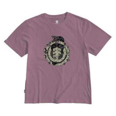 Imagem de Camiseta Manga Curta Element Snake E471A0770 Rosa-Masculino