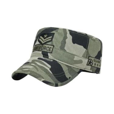 Imagem de Boné De Beisebol Masculino Com Bordado Camuflado Em Algodão, Estilo Co