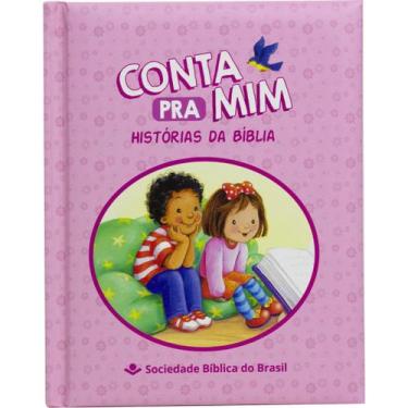 Imagem de Conta Pra Mim - Histórias da Bíblia - Infantil - Rosa - SBB