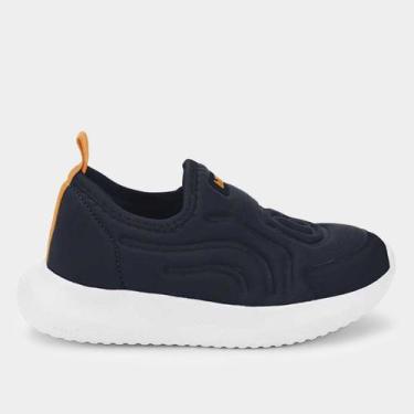 Imagem de Tênis Bibi Flash Menino, Marinho, Laranja, 27