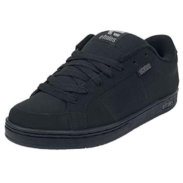 Imagem de Etnies - Kingpin – Tênis de skate masculino clássico puffy sustentável, confortável e durável com palmilha de EVA cortada, Preto/preto, 36