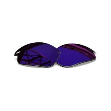 Imagem de SmartVLT Lentes de reposição masculinas para óculos de sol Oakley Fast Jacket OO9097 - Mais opções, Plasma roxo, Tamanho �nico
