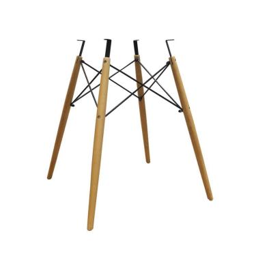 Imagem de Base De Mesa Eiffel Madeira E Aço Rivatti