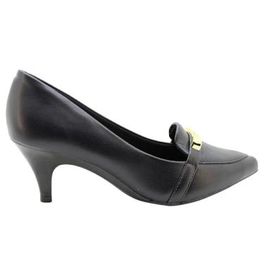 Imagem de Sapato Scarpin Beira Rio Napa Turim Grecia Bico Fino