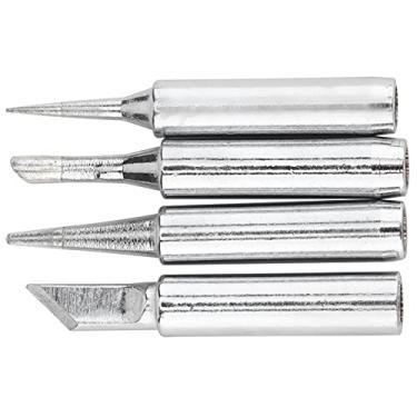 Imagem de LiebeWH Pontas de Ferro de Solda de 4 Unidades Com Tratamento Banhado a Estanho, Ampla Aplicação para SOJPLCC/SOP/QFP, Resistência à Oxidação, Galvanoplastia Tratada, 4 Especificações,