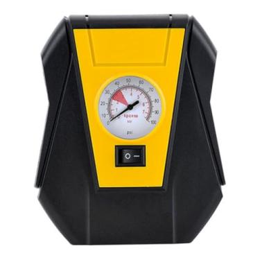 Imagem de Mini Compressor de Ar Portátil 12V com Manômetro Integrado, Potência 120W, Pressão Máxima 250 PSI, Inflador Elétrico para Pneus de Carro, Moto, Bike e Infláveis ANALÓGICO