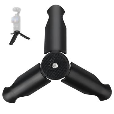 Imagem de Mini tripé para câmera DJI Osmo Pocket 3 e 2, tripé portátil para mesa de mesa, bastão de selfie, vários acessórios de equipamentos de filmagem (preto)